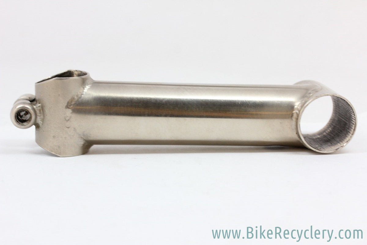 Tioga Alchemy Brushed Steel Threadless Stem: Vintage 1990's - 1 1/8" - 130mm x 25.4mm - 198g (Near Mint)