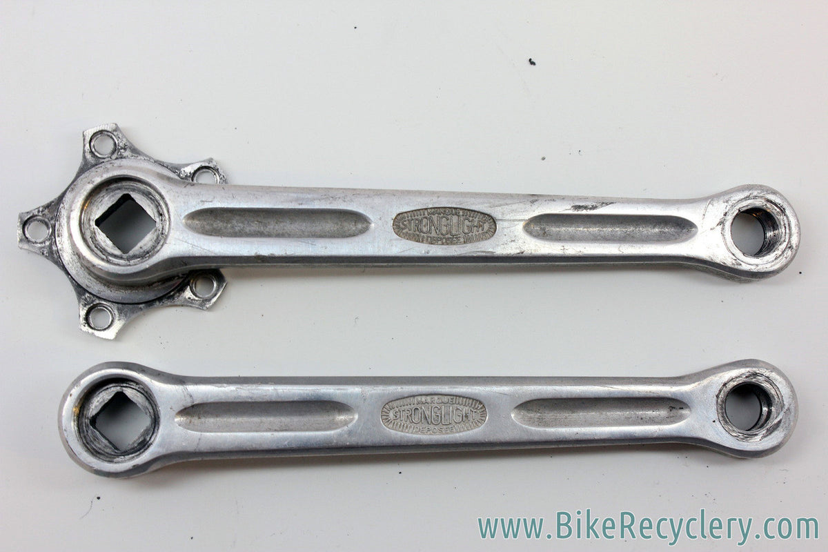 Stronglight 49D Cyclotourist Crank Arms0: 170mm - French Threads