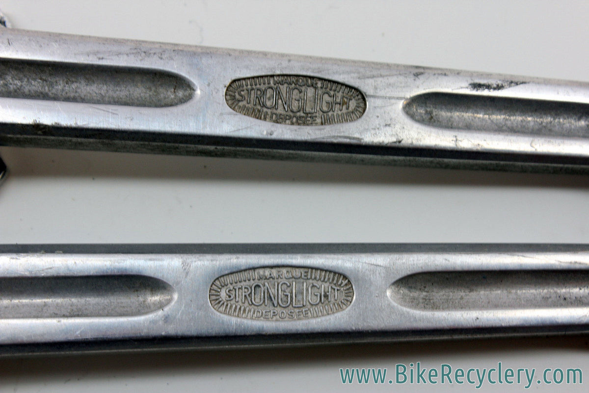 Stronglight 49D Cyclotourist Crank Arms0: 170mm - French Threads