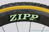 1990's ZIPP 404 Tubular Carbon Wheelset: 18/24H - Hershey Naked / Dura Ace 7700 / Challenge Limus - Yellow/green Decals (Near Mint+)
