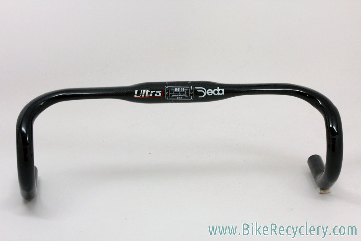 Deda Ultra Carbon Wrapped Road Drop Handlebar: Anatomic - 44cm (c-c) x 31.8mm (Near Mint)