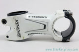 Specialized S-Works Multi Stem: 75mm x 31.8mm - White/Black - 8D & 16D