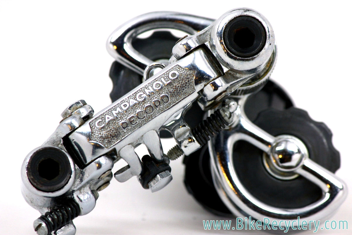 NOS 1st GEN Campagnolo Record Rear Derailleur Model 1020:  Steel-plated Bronze - 10t Pulleys - RARE & MINT