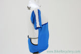 NEW Campagnolo Sportswear Cycling Jersey: Full Zip - Blue/White - Medium - High Tech Modern Material/Fit