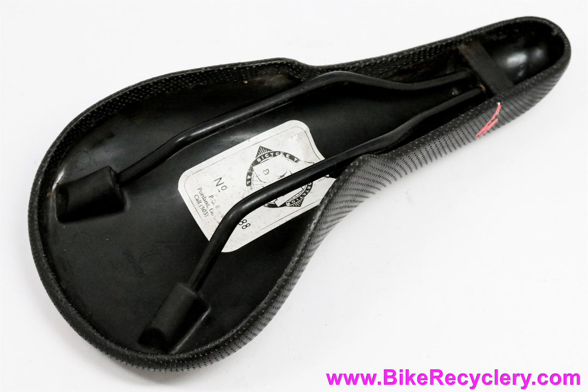 Specialized Prolong Saddle: Perforated Black Leather (Near Mint++ Low Miles)