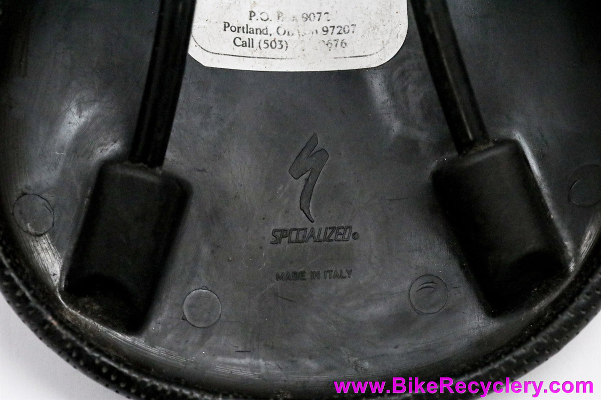 Specialized Prolong Saddle: Perforated Black Leather (Near Mint++ Low Miles)