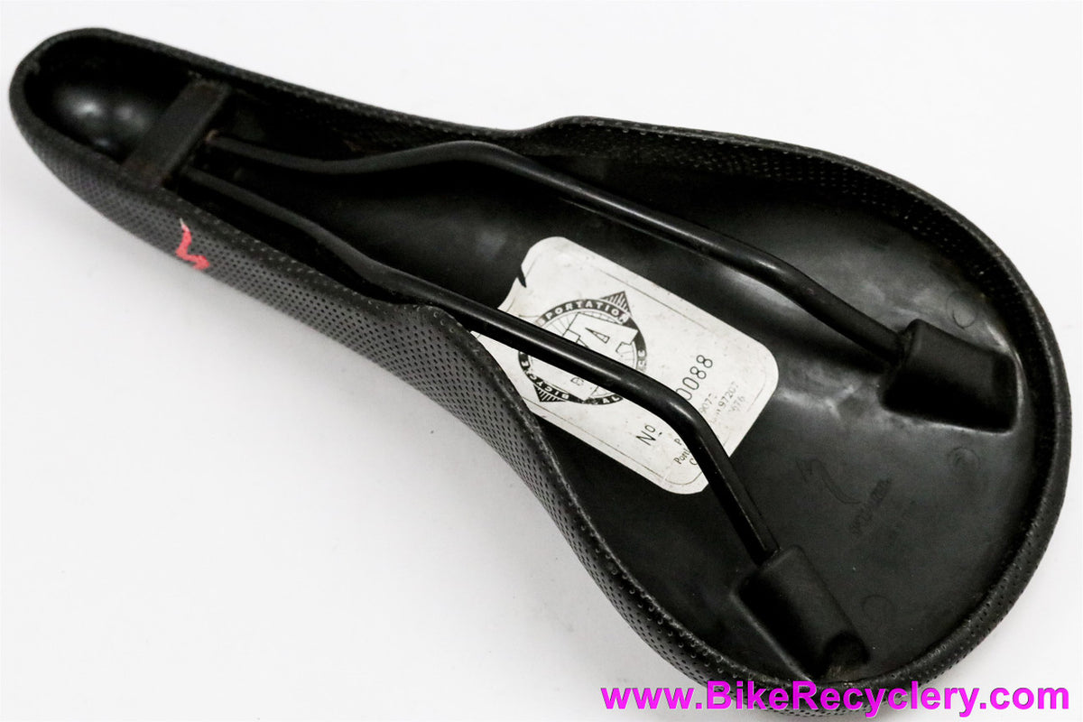Specialized Prolong Saddle: Perforated Black Leather (Near Mint++ Low Miles)