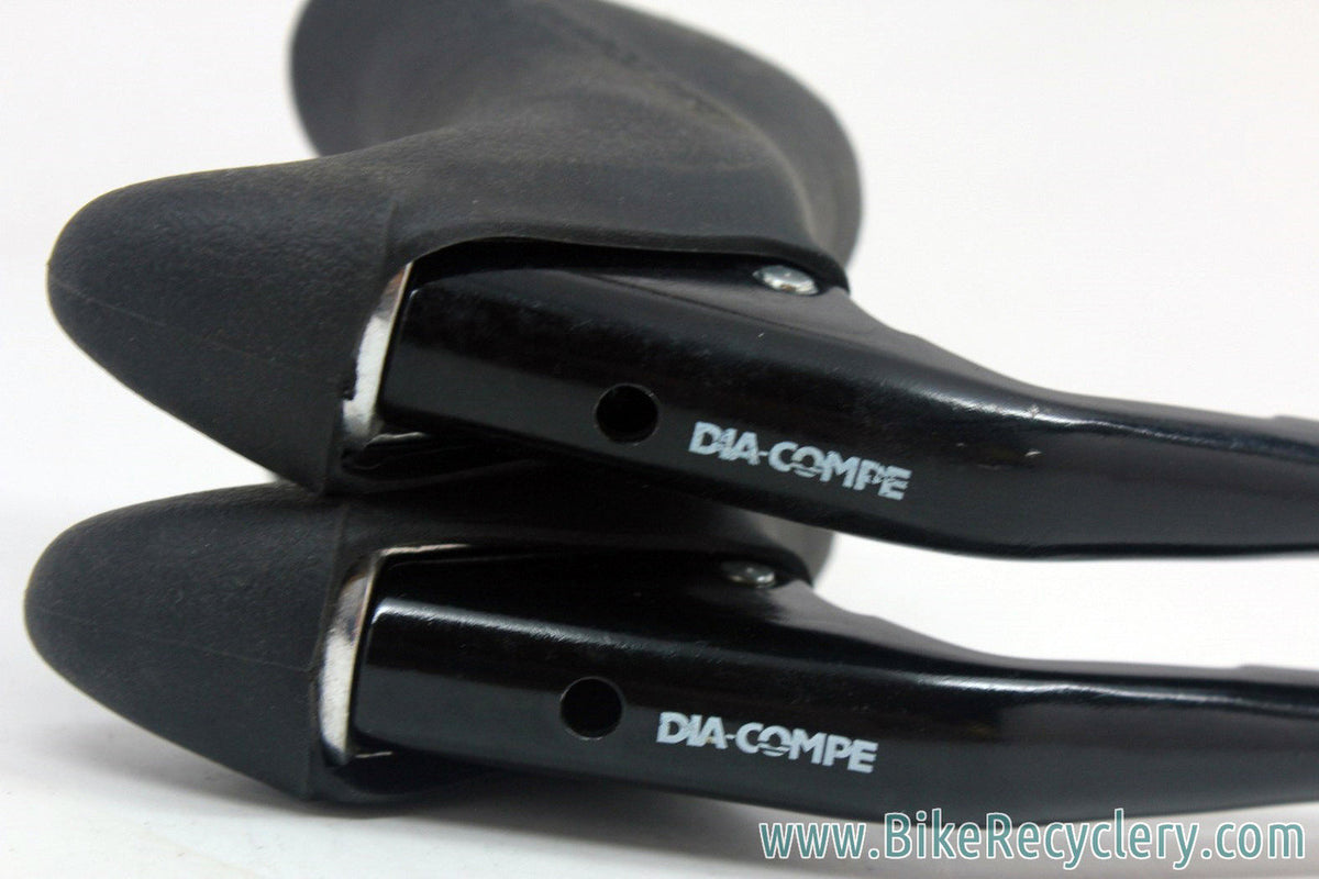 DIA-COMPE 287 Brake Levers: Aero - For Canti Brakes / Dirt Drops - Black (Near Mint)