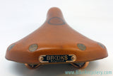 Brooks Pro S Women's: Honey - Large Copper Rivets - Brass Rails