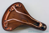 Brooks Pro S Women's: Honey - Large Copper Rivets - Brass Rails