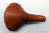 Brooks Pro S Women's: Honey - Large Copper Rivets - Brass Rails