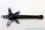NOS Topline Mountain Crank Drive-Side Crank Arm (Right): 175mm - 110/74mm - Black - 2nd Gen