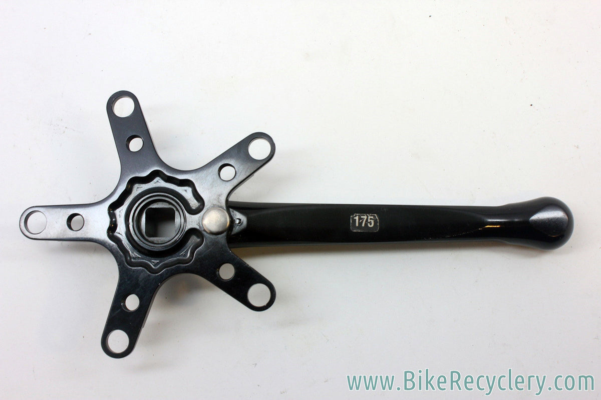 NOS Topline Mountain Crank Drive-Side Crank Arm (Right): 175mm - 110/74mm - Black - 2nd Gen
