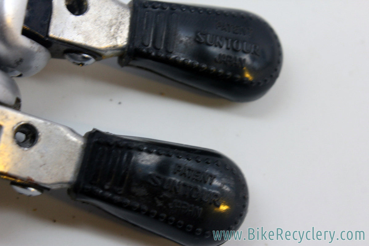 Vintage Suntour Barcon Bar End Shifters: 5/6/7/8 speed - Retro Friction - Ratcheting