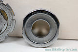 Bayliss Wiley Cottered Bottom Bracket: 1940's 1950's - Chrome - Mod. 15 for Single Ring - 122mm x 68mm