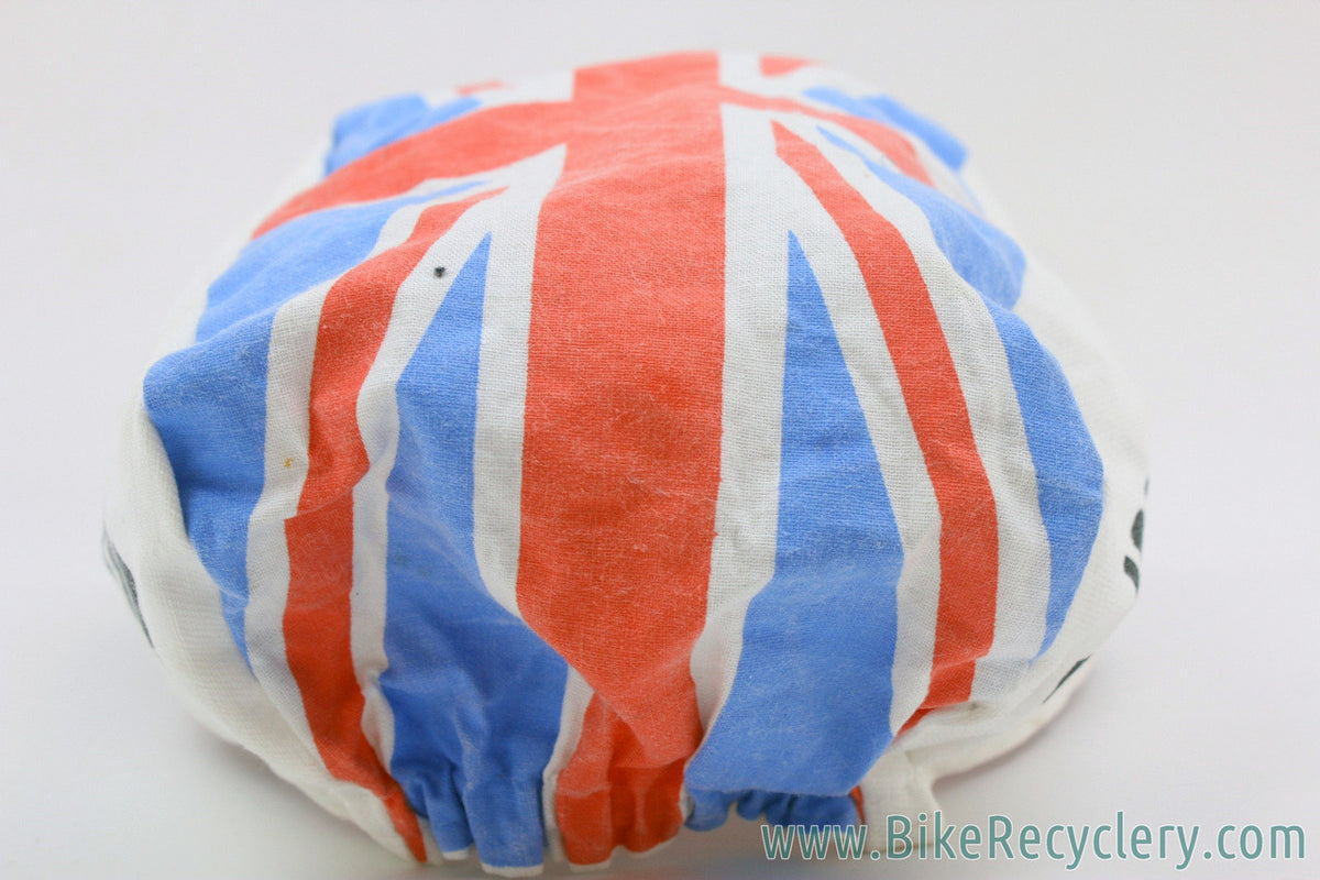 Jack Taylor Cycling Cap: Vintage 1980's? - White w/ British Flag