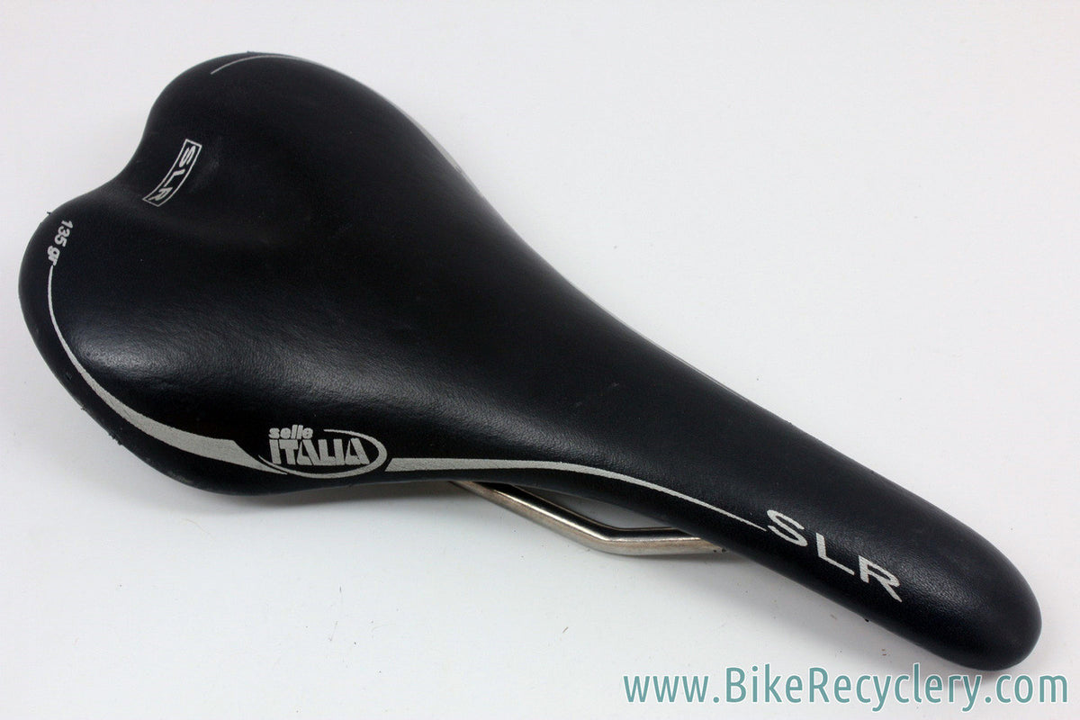 Selle Italia SLR Team Titanium Saddle: 135 grams! Black (EXC)