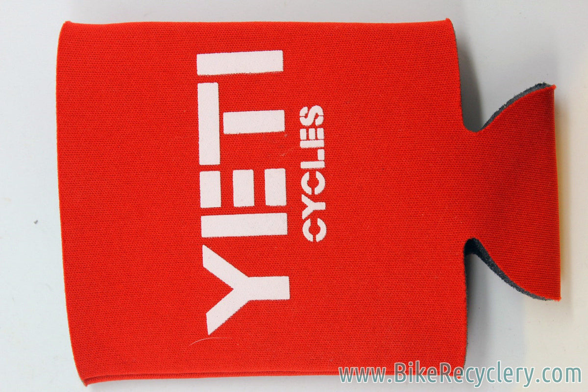 Yeti Cycles Foam Beer Koozie: Red (NEW)