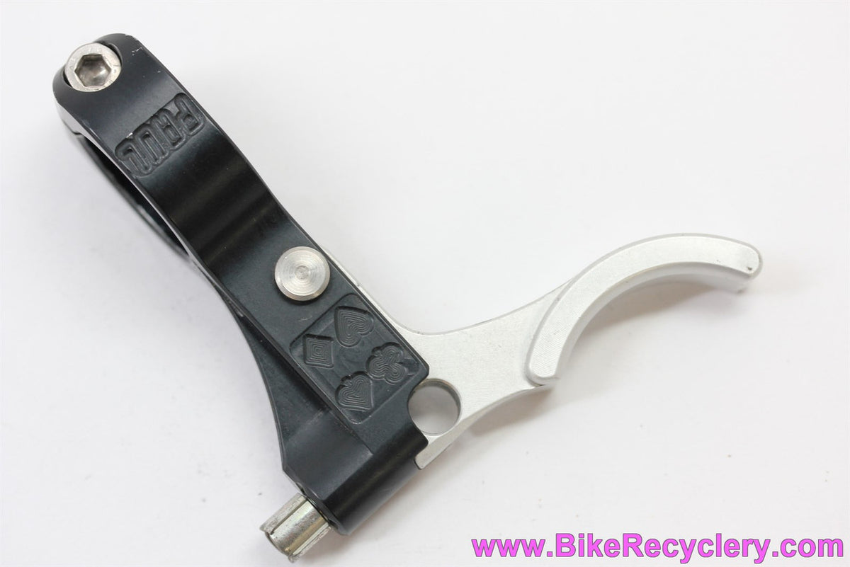 Paul E-Lever Brake Lever: Left - 23.8mm For Road Bars - Black / Silver (MINT)