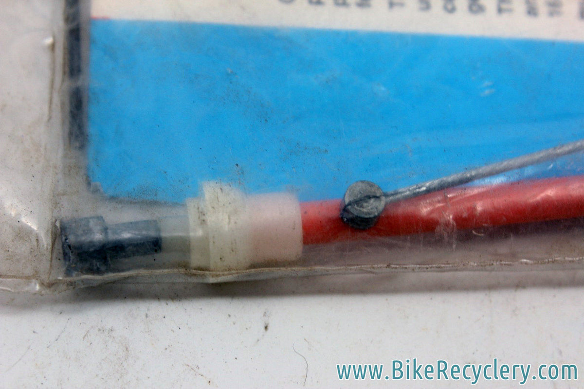 NIB/NOS Vintage PINK (Peach) Road Brake/Shift Cable & Housing Set: Clark's Easy Glide - Teflon - French & Standard Ends
