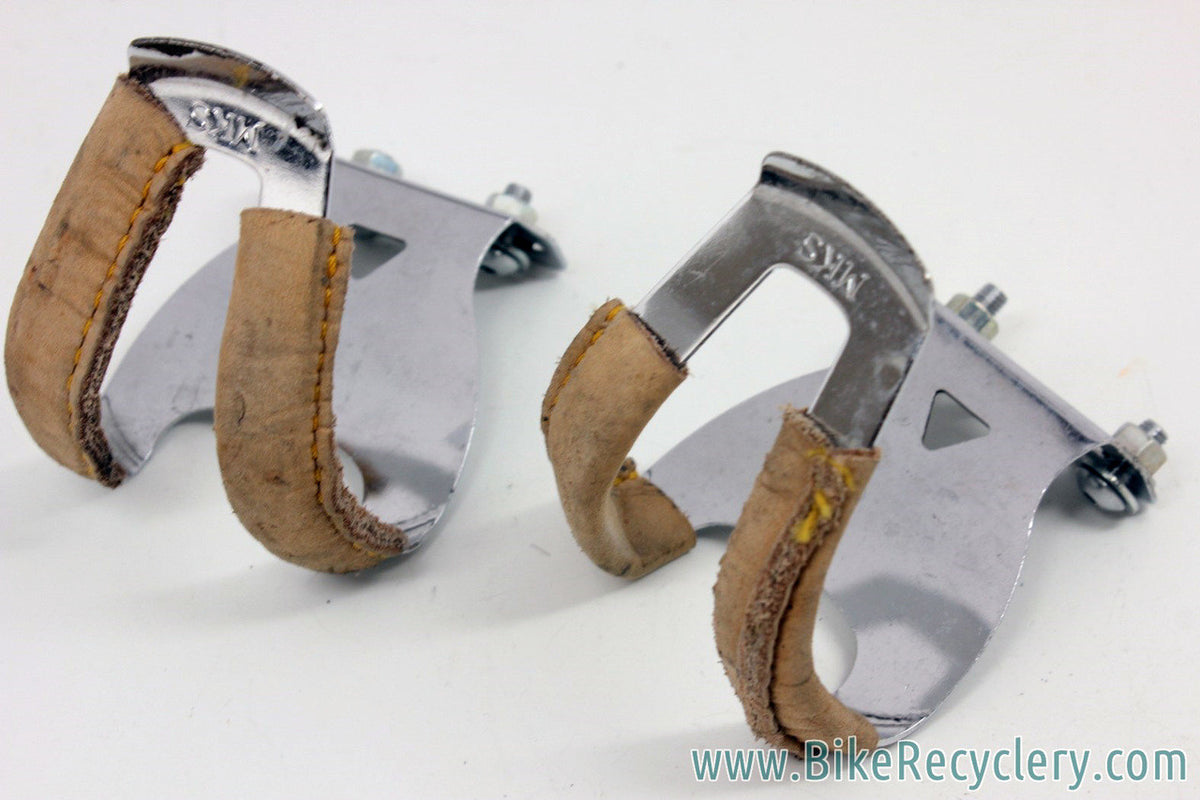MKS Leather Wrapped Half Toe Clips: Medium?