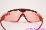 1990's Briko Shot Sunglasses: Mario Cipollini Era! Pro Ridden! White + Orange - Thrama Strato Plus/50 - Swivel Arms