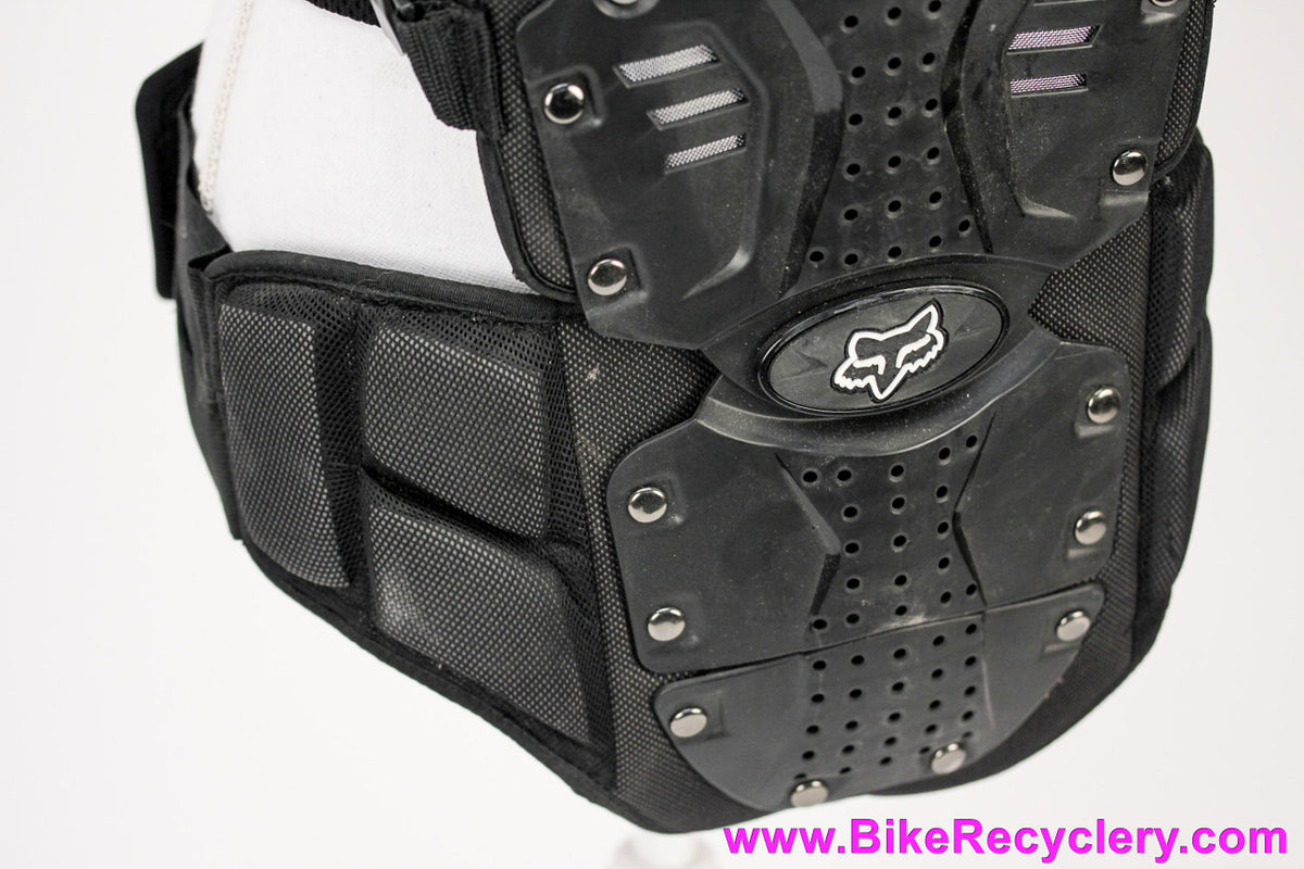 Fox Racing Titan Sleeveless Chest Protector Jacket: Large - Removable Back Protection - MTB / MX