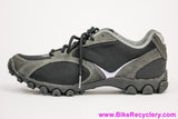 Nashbar Women's MTB Cycling / Spin Shoes: Size 39 / 8.5 US - Two Bolt Cleats - Walkable - Grey/Black (Almost New)