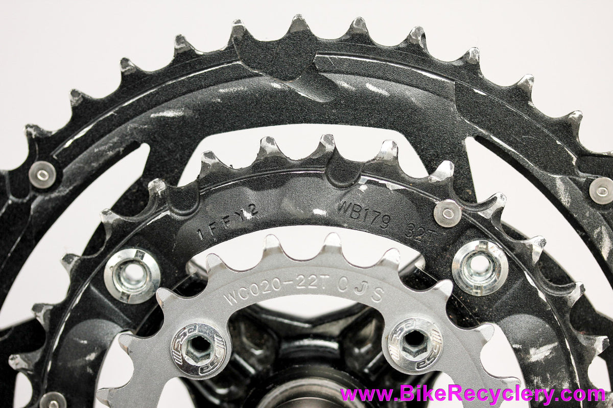 FSA Comet MTB Crankset & BB: 175mm x 44/32/22t Triple - MegaExo (Near New)