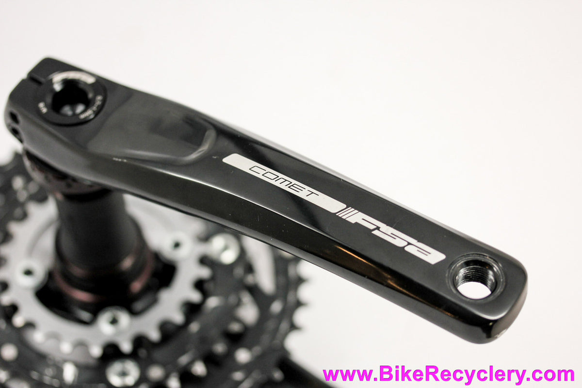 FSA Comet MTB Crankset & BB: 175mm x 44/32/22t Triple - MegaExo (Near New)