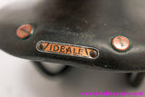 Ideale TB 90-3 Narrow Rail 32mm Leather Saddle: For Clip No. 3 - Brown - Copper Rivets
