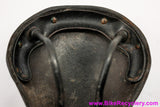 Ideale TB 90-3 Narrow Rail 32mm Leather Saddle: For Clip No. 3 - Brown - Copper Rivets