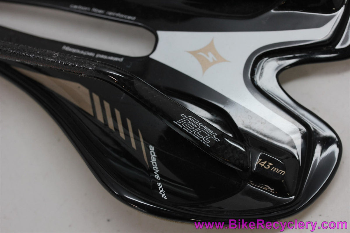 Specialized Ruby Braided Carbon Rail Saddle: 143mm - Gold/Bronze - 164g (almost new)