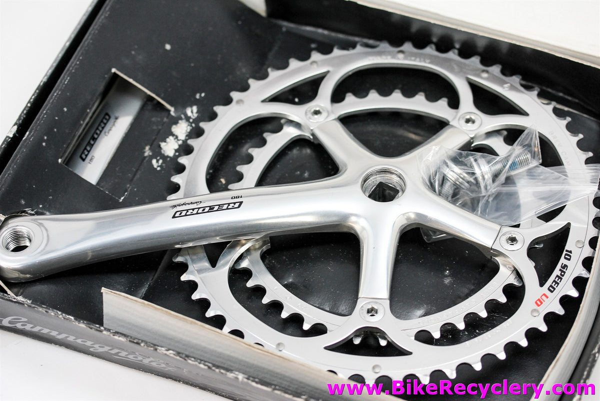 NIB/NOS Campagnolo Record 10 Speed Crankset: 180mm - 53/39t