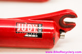 1995 Rockshox Judy DH Fork: Shock Bone 90G Carbon Brake Brace - 1 1/8" Threadless - 26" - 80mm Travel (Near Mint & Functional!)