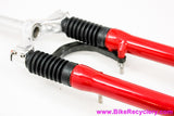 1995 Rockshox Judy DH Fork: Shock Bone 90G Carbon Brake Brace - 1 1/8" Threadless - 26" - 80mm Travel (Near Mint & Functional!)