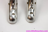 NOS Campagnolo Super Record Brake Levers:  #4062 - Drilled - Gum Tan/Brown Hoods (Take off)