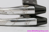 Campagnolo Super Record 50th Anniversary Brake Levers w/ NOS Gum Hoods: Gold Pivots (EXC+)
