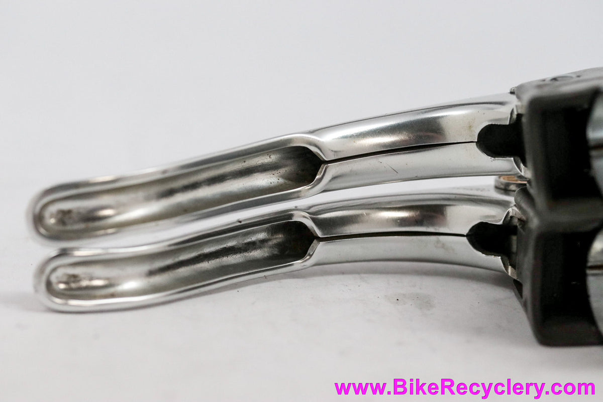 Campagnolo Super Record 50th Anniversary Brake Levers w/ NOS Gum Hoods: Gold Pivots (EXC+)