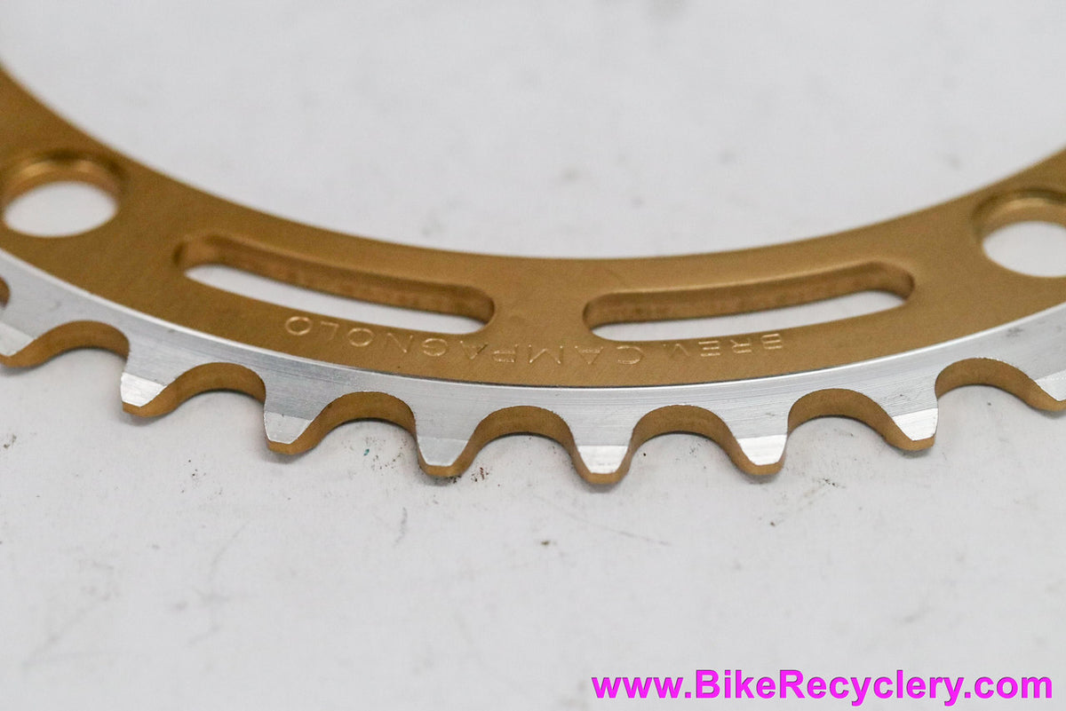 Campagnolo Nuovo Record 806/BMX Chainring: GOLD - 43t x 144mm - RARE
