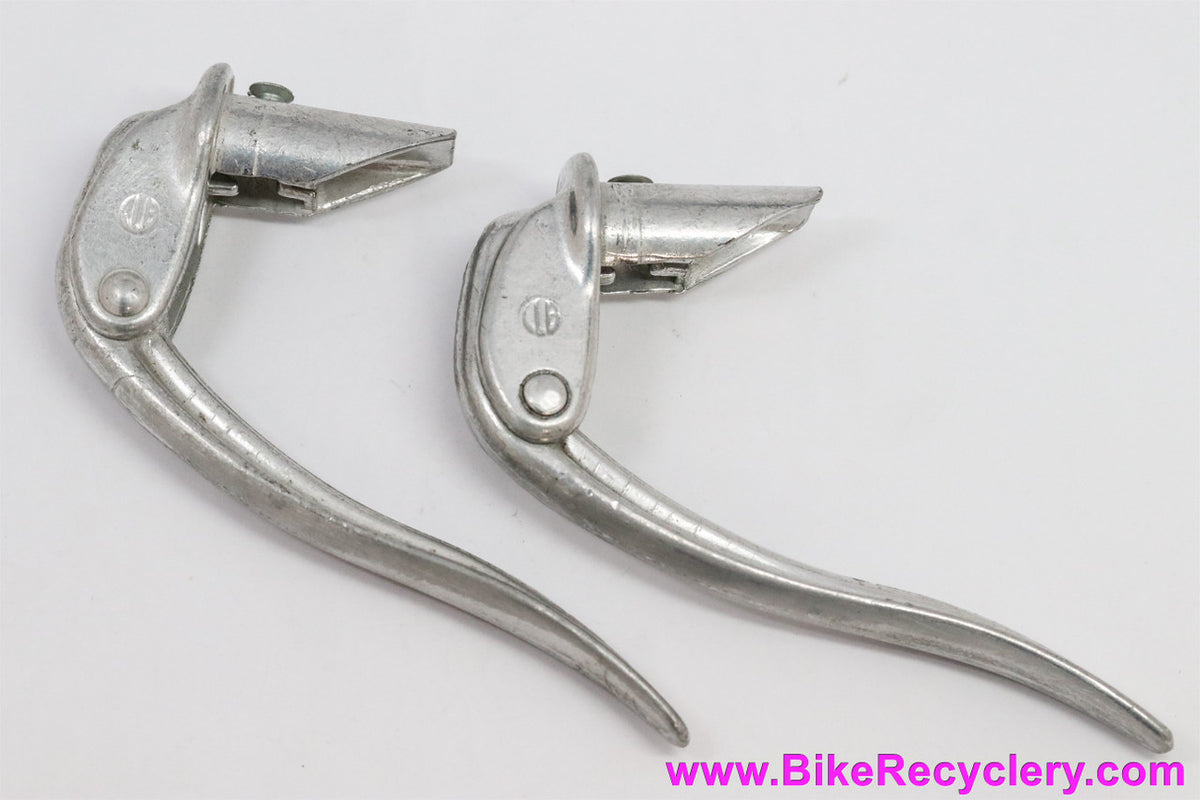 CLB Inverse Brake Levers: For City Handlebars - Silver