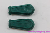 NOS Campagnolo Bar End / Downtube Shifter Rubber Covers: British Racing Green (pair)