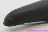 NOS Fujita Seamless BS Uncovered Plastic Saddle: Made in Japan - Black w/ gold Foil Logo- BMX - Kierin