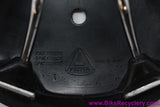 NOS Fujita Seamless BS Uncovered Plastic Saddle: Made in Japan - Black w/ gold Foil Logo- BMX - Kierin