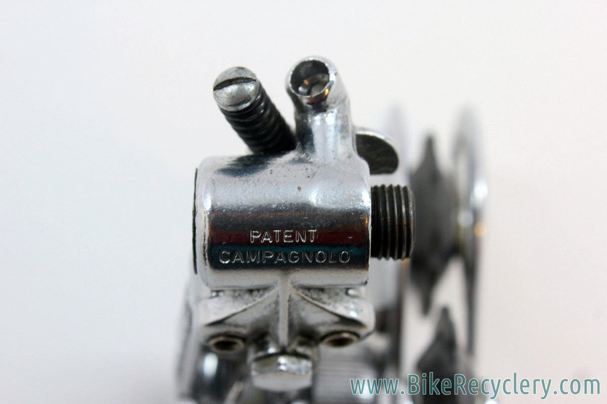 NOS 1st GEN Campagnolo Record Rear Derailleur Model 1020:  Steel-plated Bronze - 10t Pulleys - RARE & MINT