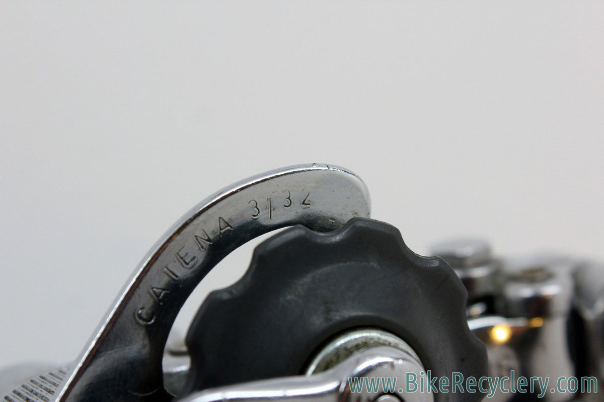 NOS 1st GEN Campagnolo Record Rear Derailleur Model 1020:  Steel-plated Bronze - 10t Pulleys - RARE & MINT
