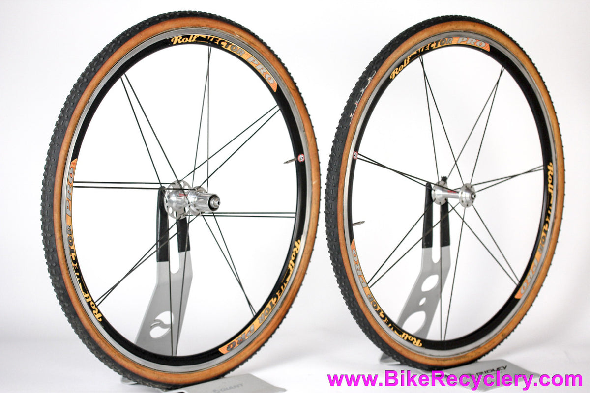 Pre Production Vector Rolf Vector Pro Tubular Wheelset: 1990's Early Version! 14H / 16H Blad ...