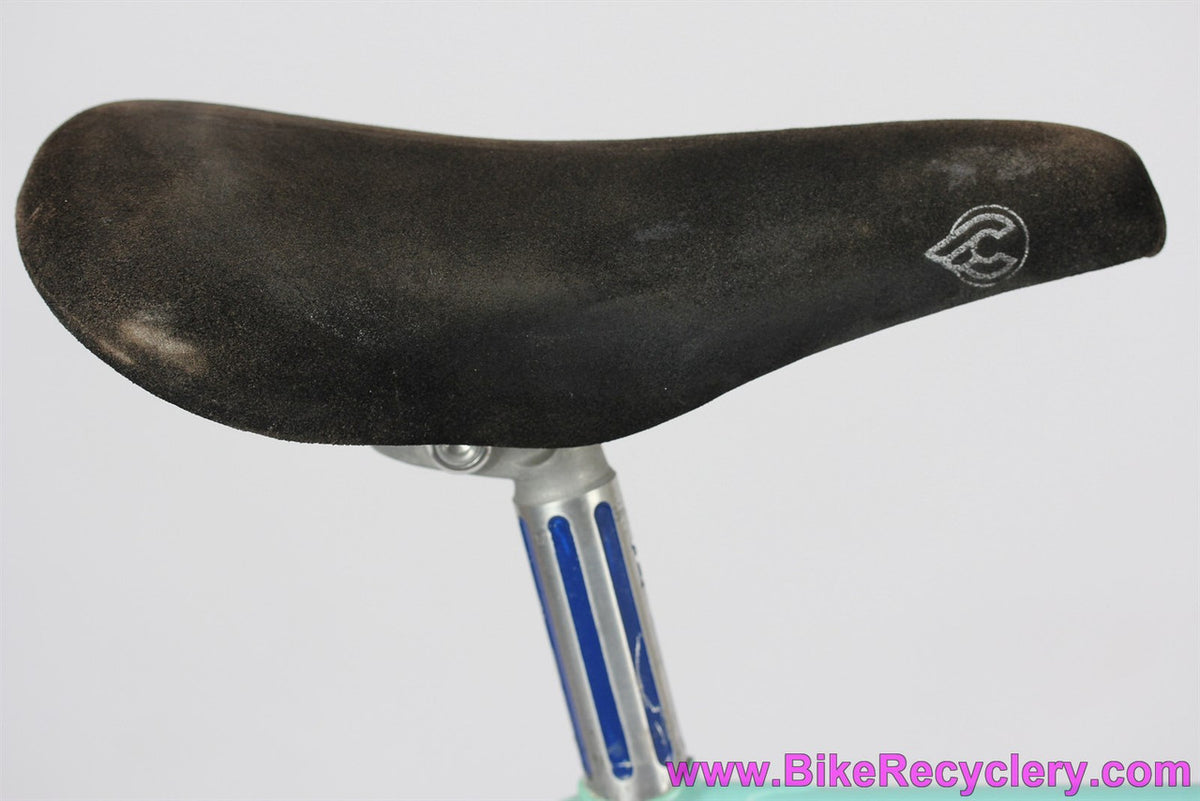 1981 Bianchi Super Pista Track Bike: 54cm - Celeste - Columbus SP -  Pantograph Campagnolo Record - Ofmega Mistral - Fiamme - Original Paint (EXC)