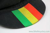 Vintage Salsa Cycles Cycling Cap: 1990's - Rasta / Black (EXC+)