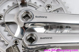 Shimano XT FC-M730 Crankset: 175mm x 46/36/26t Biopace - Polished (Near Mint+)